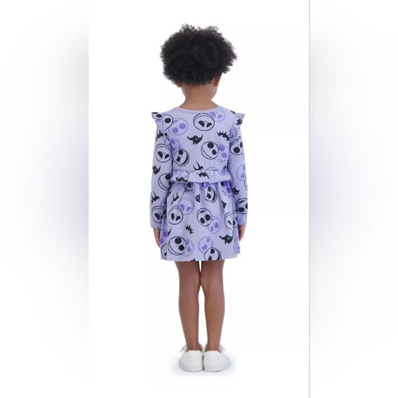 Nwt Nightmare Before Christmas Toddler Girl Size 18 months Printed Dress - Picture 3 of 9